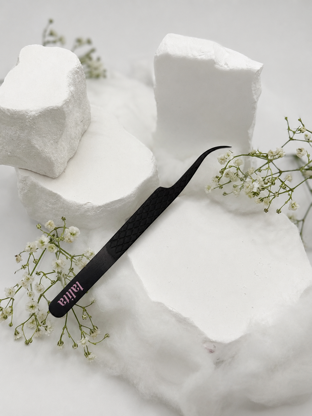 Gebogene Isolations-Pinzette mit Fiber Tip