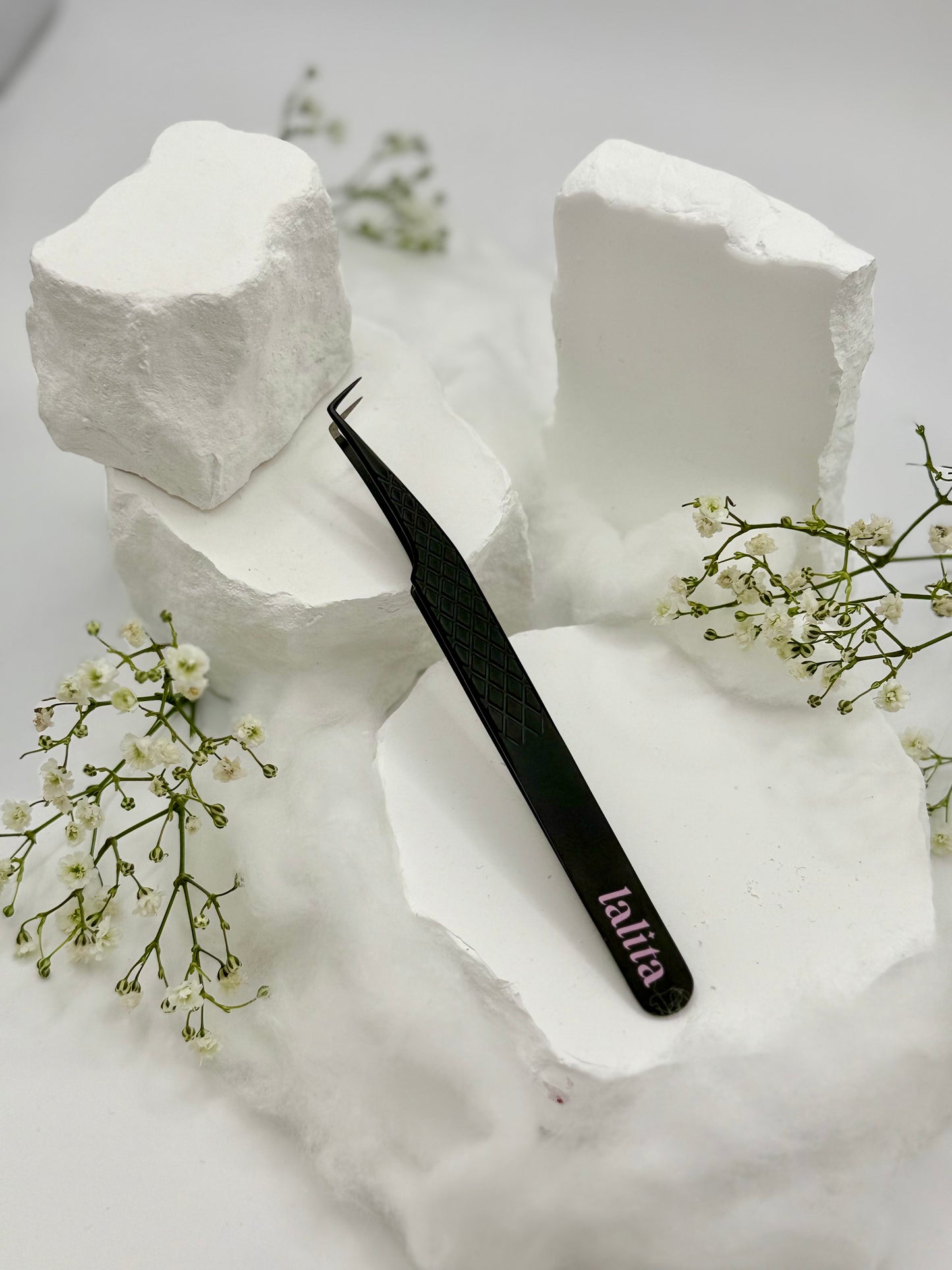 Classic & Volumen-Pinzette mit Fiber Tip