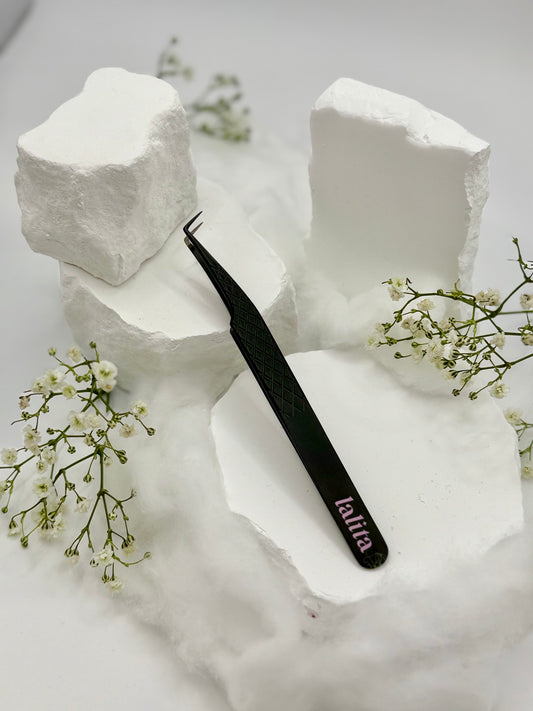 Classic & Volumen-Pinzette mit Fiber Tip